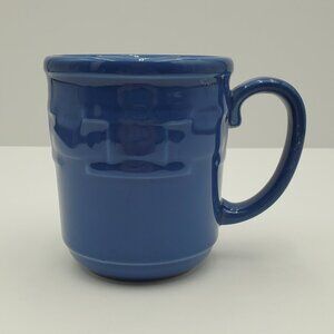 Longaberger Pottery Woven Traditions Cornflower Mug Longaberger Blue Mug